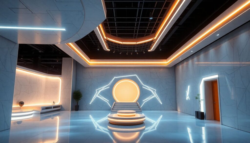 Свет и тень в футуристических зданиях: архитектурная энергетика - иллюстрация