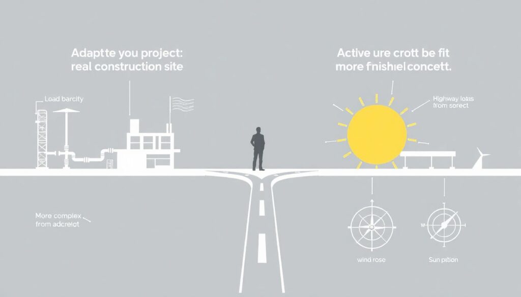 Городские парковые ансамбли на многоуровневых платформах - иллюстрация