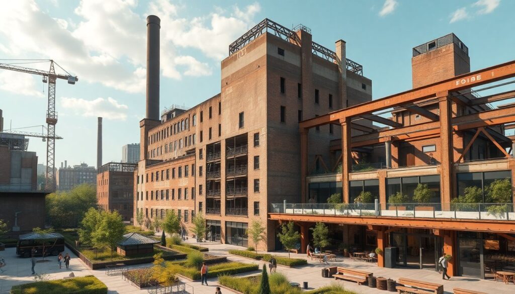 Перепланировка промзон под зелёные города будущего - иллюстрация