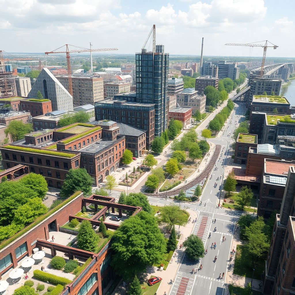 Перепланировка промзон в зелёные города будущего: устойчивое развитие мегаполисов