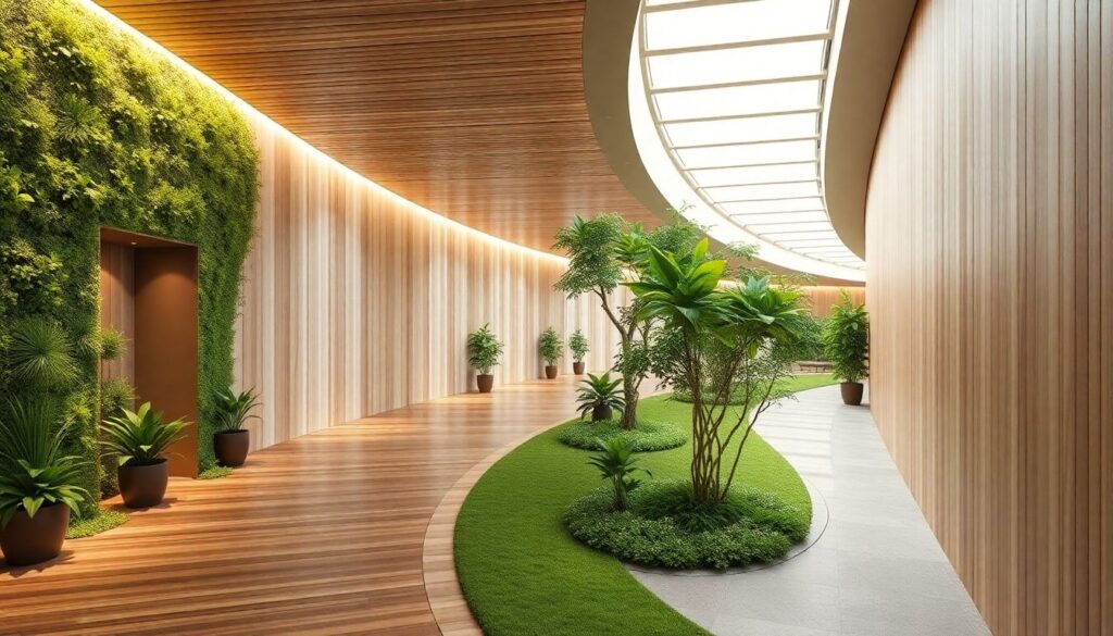 Биофилия в архитектуре: дизайн, благосостояние, производительность - иллюстрация