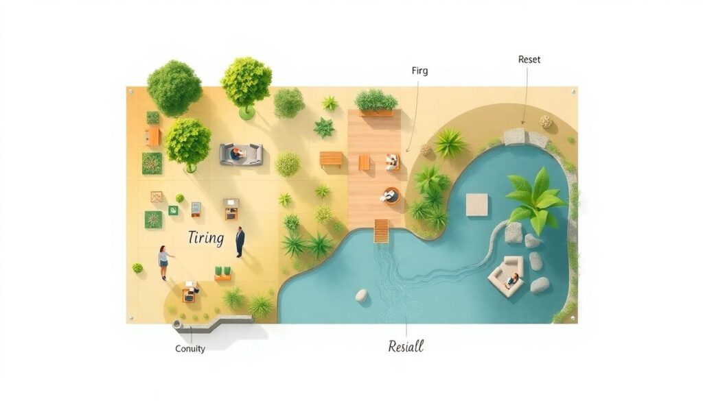 Биофилия в архитектуре: дизайн, благосостояние, производительность - иллюстрация