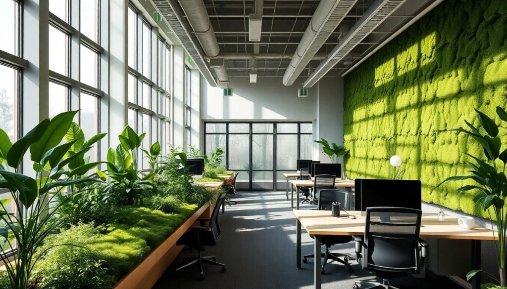 Биофилия в архитектуре: дизайн, благосостояние, производительность - иллюстрация