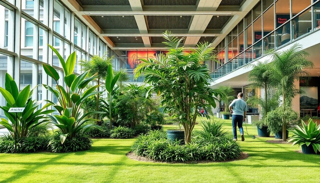 Стеклянные башни с бионами: синергия технологии и природы - иллюстрация