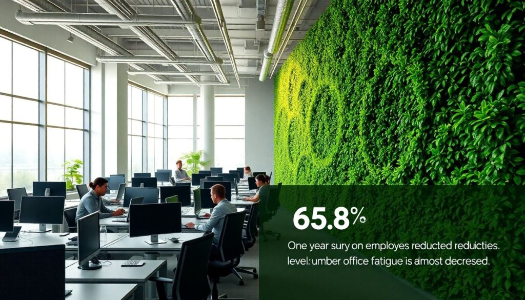 Вертикальные сады в офисных зданиях: дизайн, преимущества и вызовы - иллюстрация