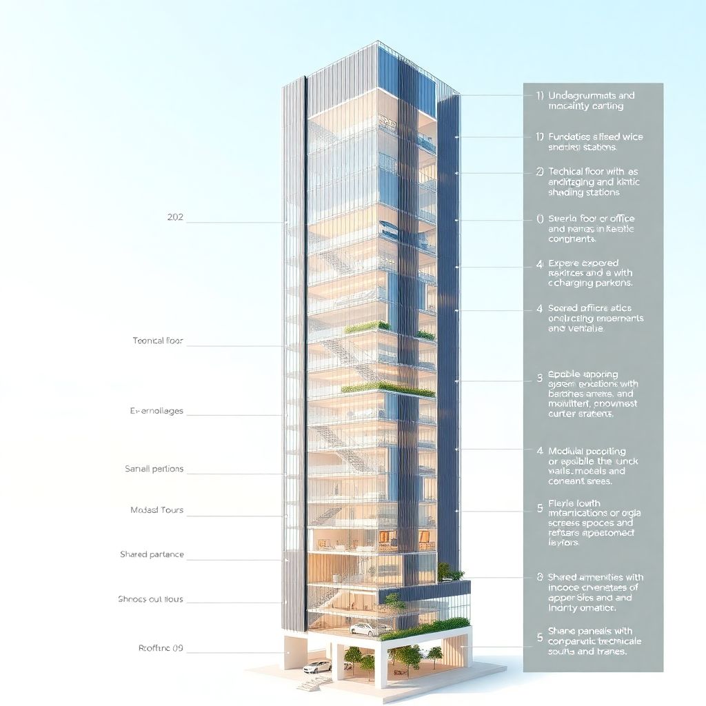 Футуристические концепты зданий 2025: обзор проектов и ключевых тенденций