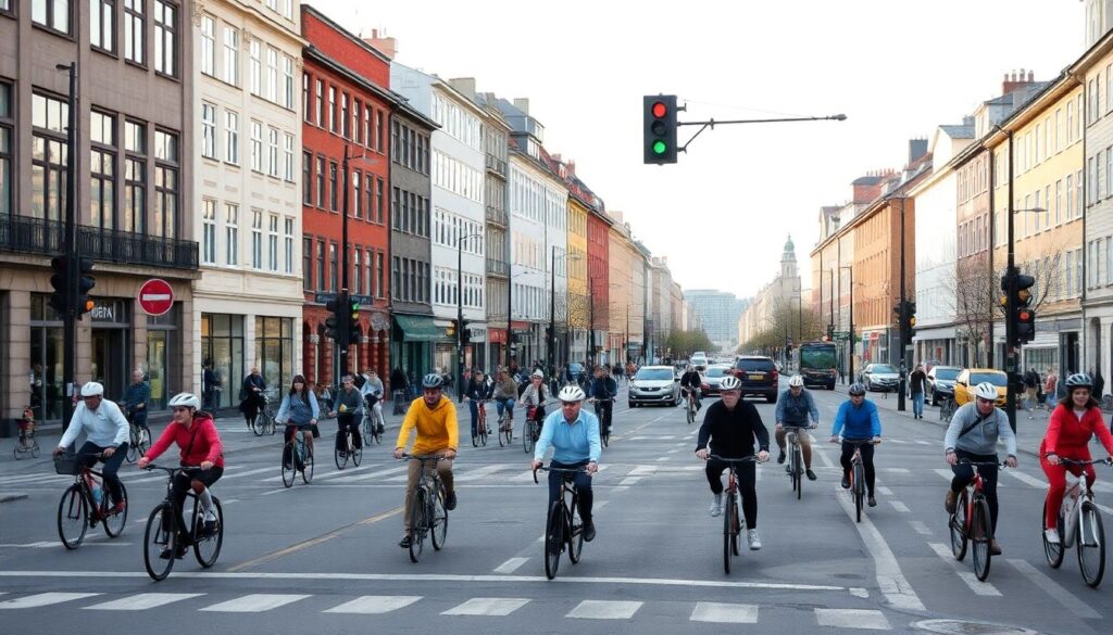 Городская логистика будущего: транспорт без пробок и выбросов - иллюстрация