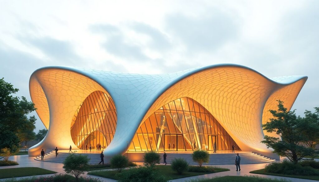 Архитектура биомимикрия: формы, копирующие природу - иллюстрация