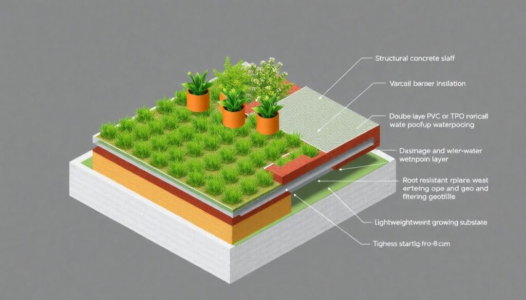 Вертикальные сады на крышах: преимущества и риск-менеджмент - иллюстрация