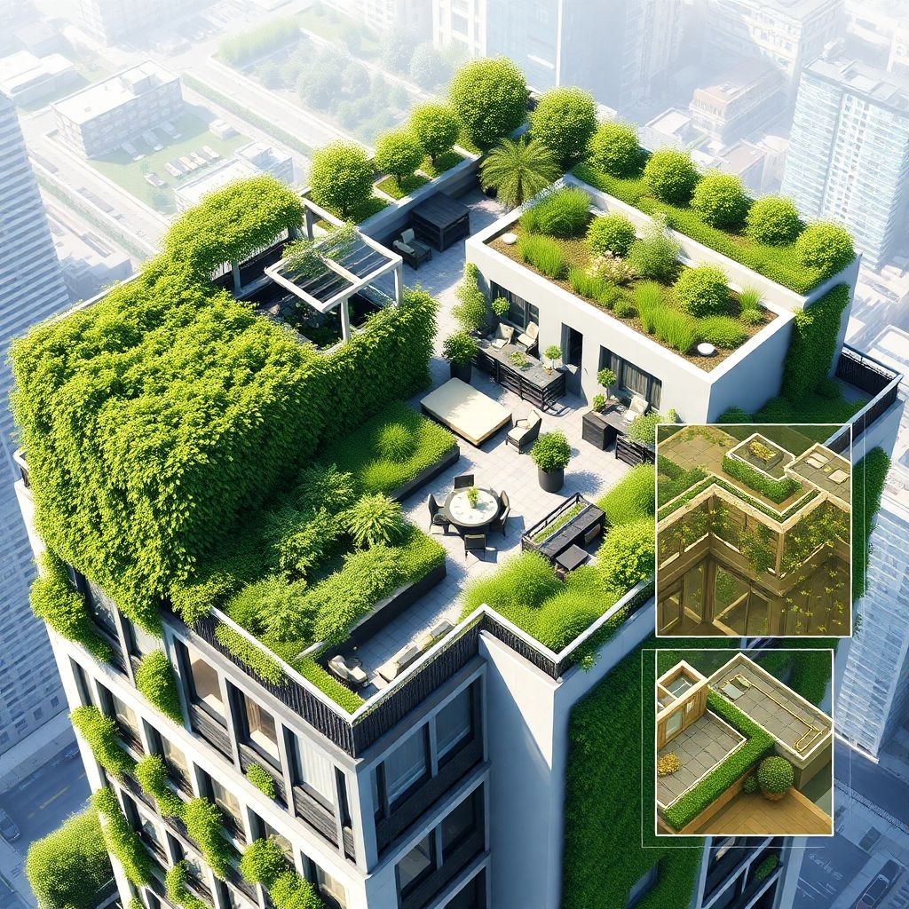 Вертикальные сады на крышах: преимущества, риск-менеджмент и эффективное внедрение