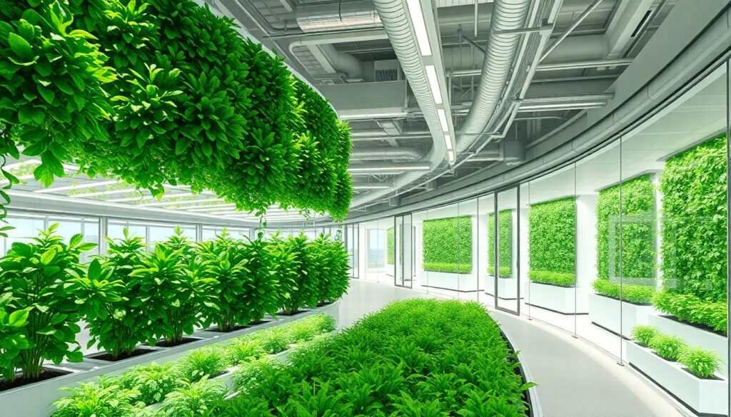 Гидропонное озеленение в архитектуре: принципы применения - иллюстрация