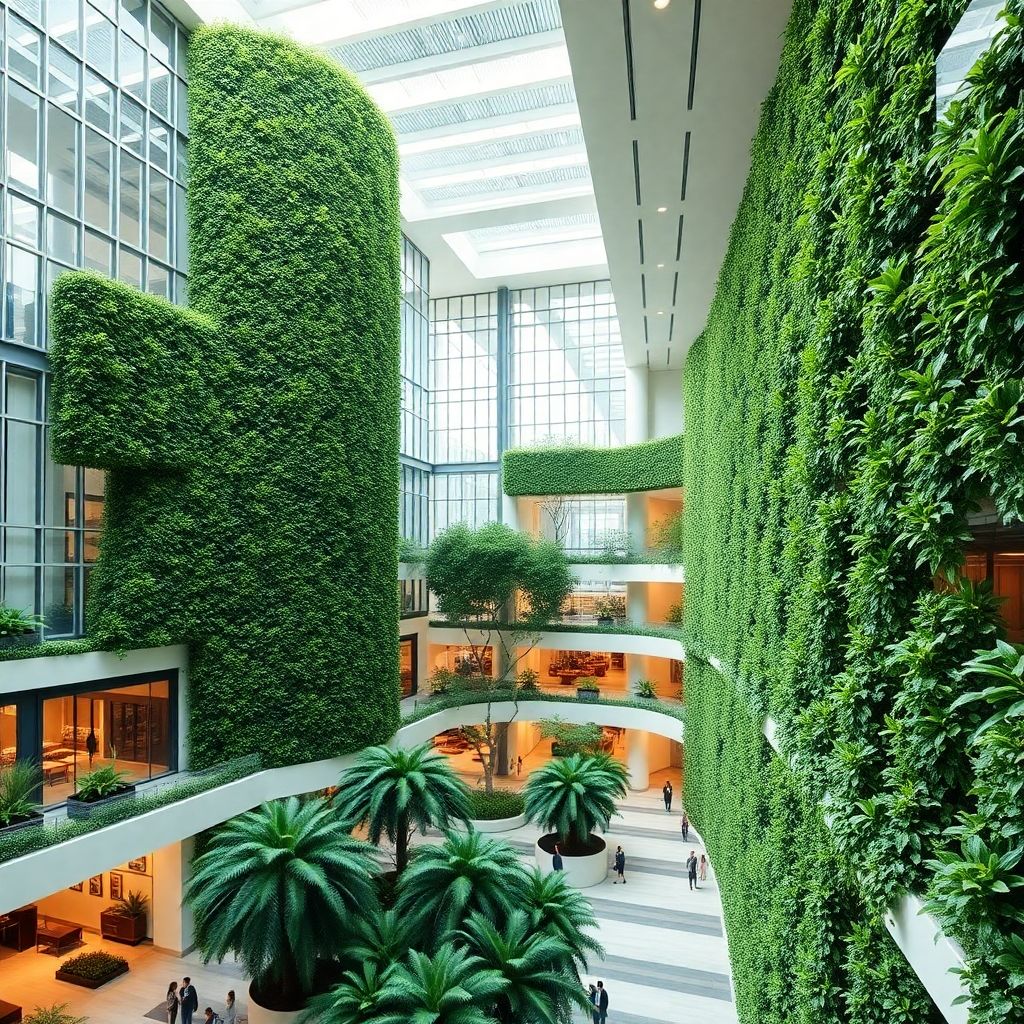 Гидропонное озеленение в архитектуре: принципы применения и реальные решения