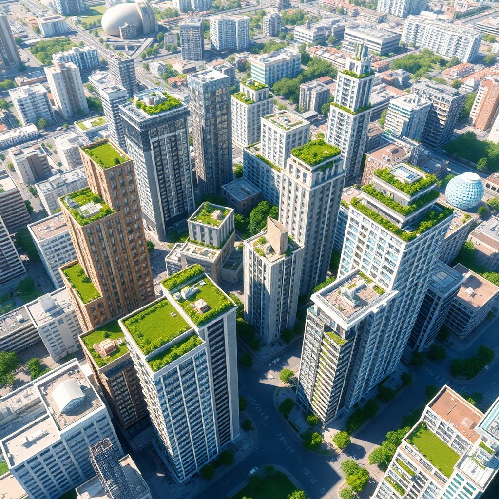 Ультрасовременные методы строительства для зелёного города будущего