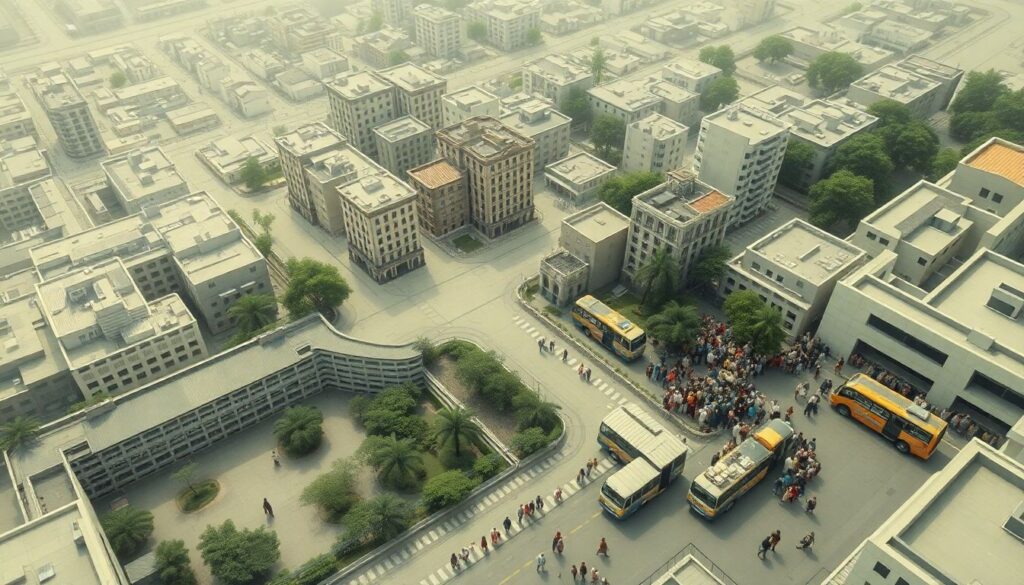 Этичное проектирование городов: баланс природы и человека - иллюстрация