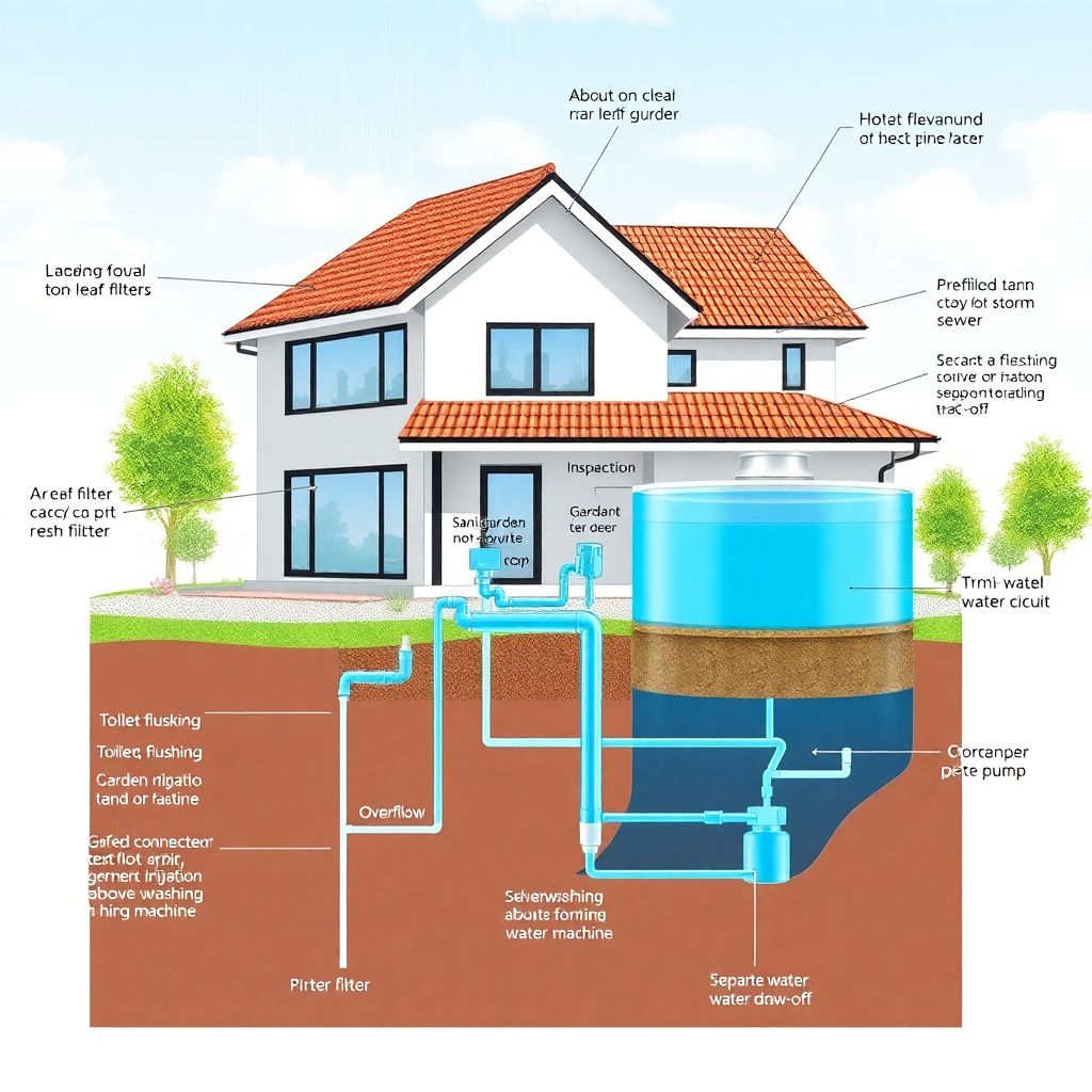 Технологии сбора дождевой воды в эко-строительстве: принципы и решения