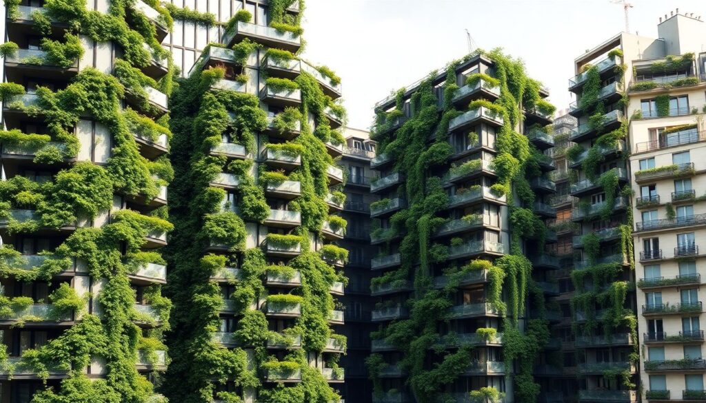 Грандиозные проекты вертикального озеленения мировых столиц - иллюстрация