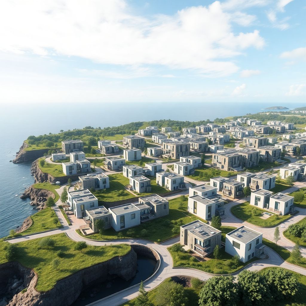 Архитектурное планирование адаптивных кварталов под климатические риски